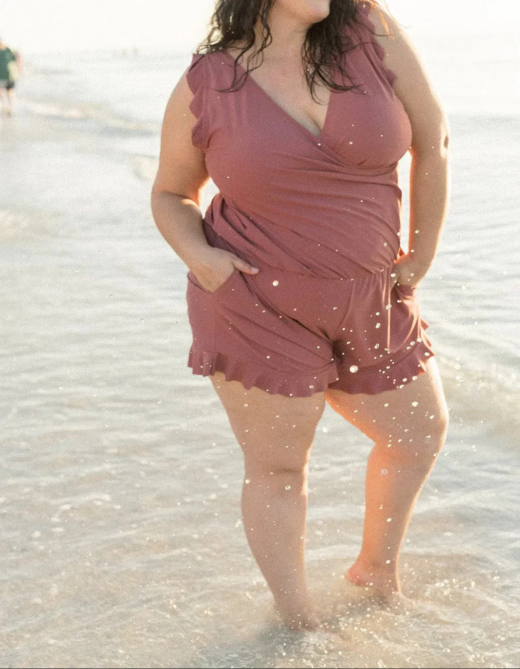 â¨Swim Romper Built-In Bra - Image 4