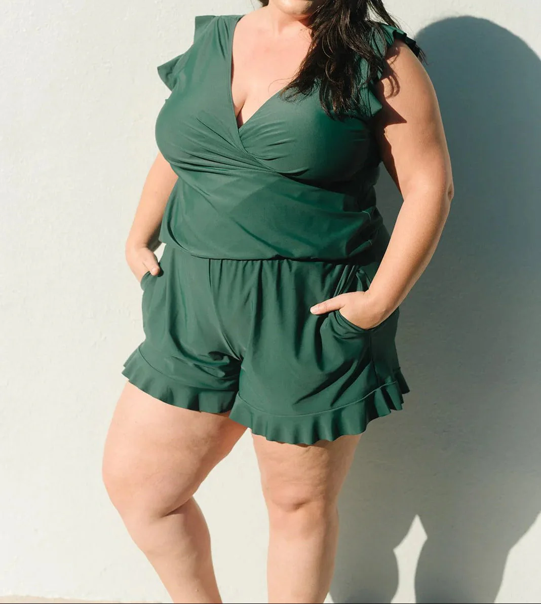 â¨Swim Romper Built-In Bra - Image 5