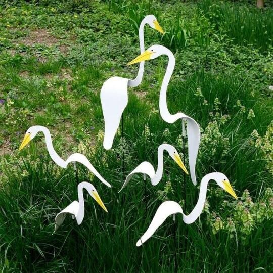 🦩 Swirl Bird 🦩 A whimsical and dynamic bird that spins with the slight garden breeze - Image 6