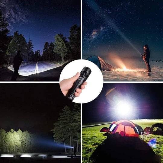 🔥LED Rechargeable Laser Flashlight High Lumen - Buy 2 Free Shipping - Image 11