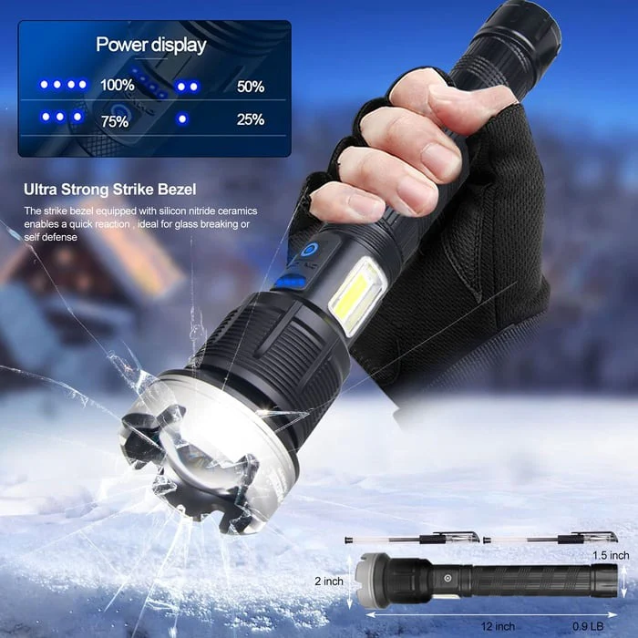 🔥LED Rechargeable Laser Flashlight High Lumen - Buy 2 Free Shipping - Image 18