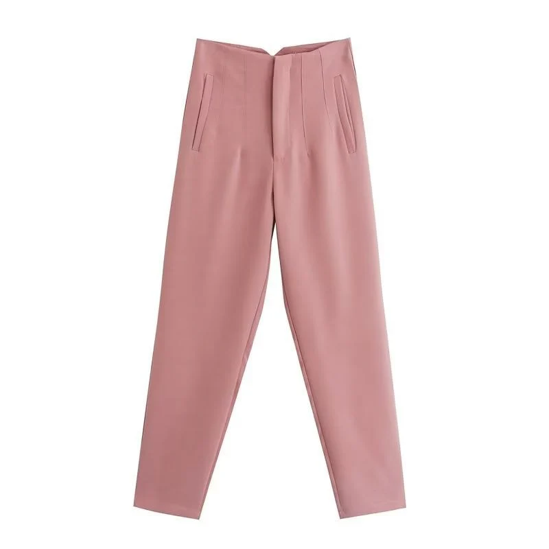 Tailored Pleat High Waist Pants - Buy two and get free shipping! - Image 21