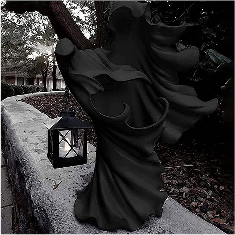 🧙‍♀️💫Hand-Painted Enchanting Witch Statue: The Guardian of Your Home (✨Same as in the video) - Image 10