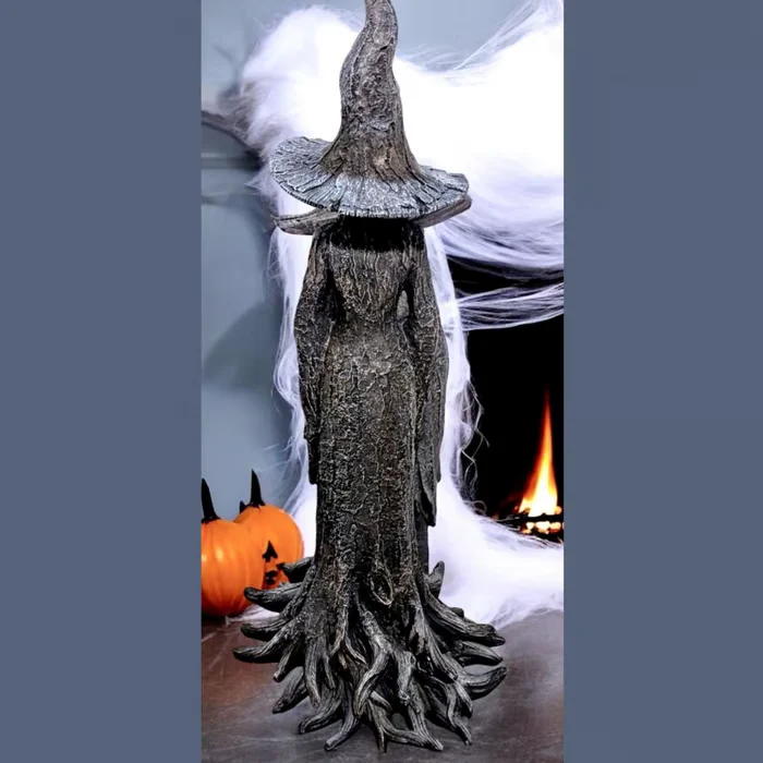 🧙‍♀️💫Hand-Painted Enchanting Witch Statue: The Guardian of Your Home (✨Same as in the video) - Image 5