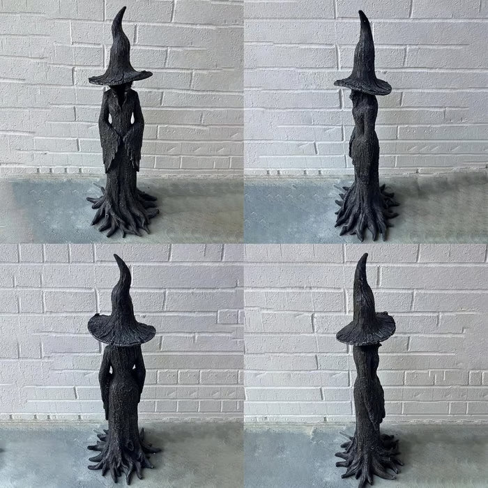 🧙‍♀️💫Hand-Painted Enchanting Witch Statue: The Guardian of Your Home (✨Same as in the video) - Image 7