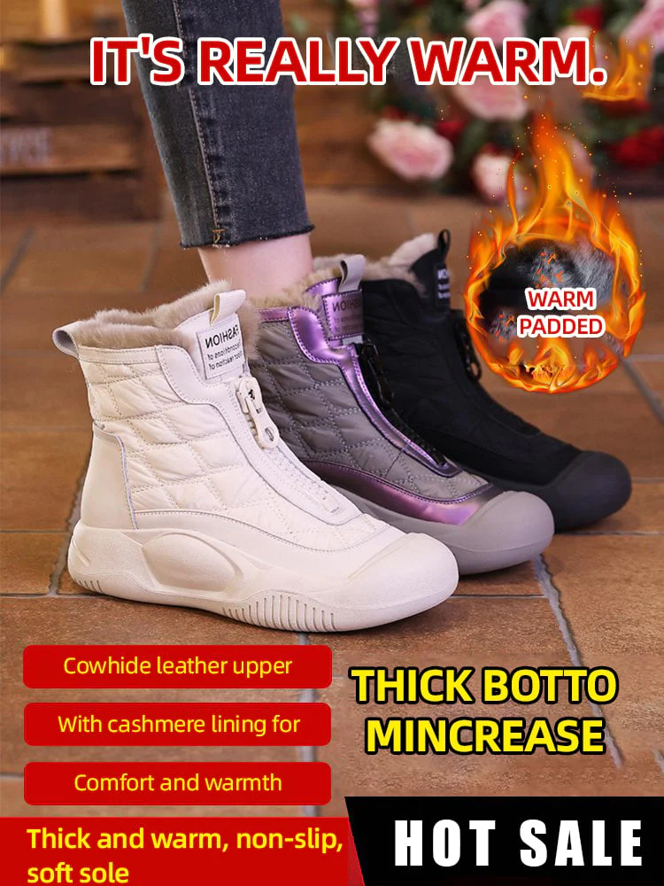 Padded boots made from thickened leather - Image 3