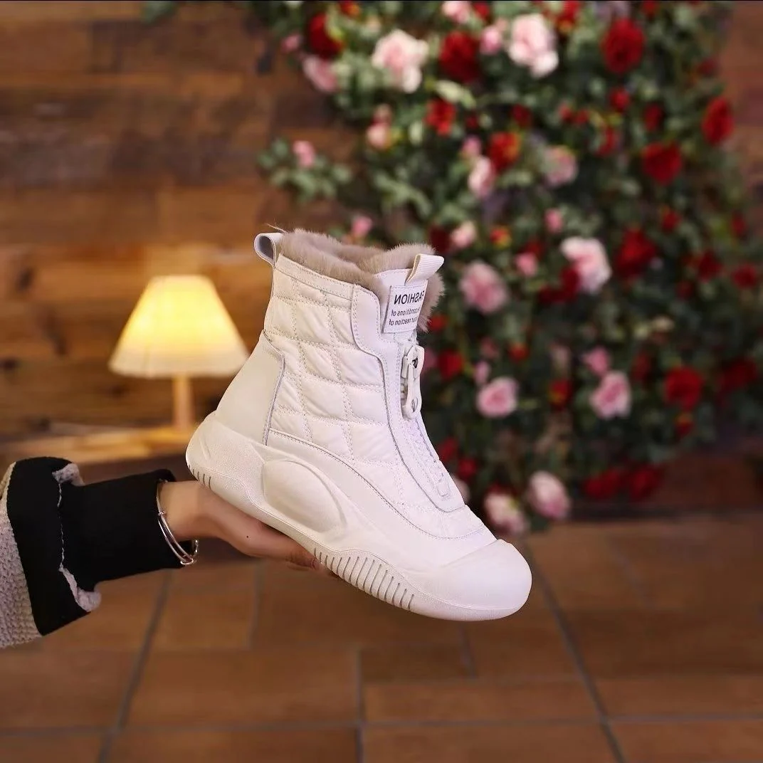 Padded boots made from thickened leather - Image 7