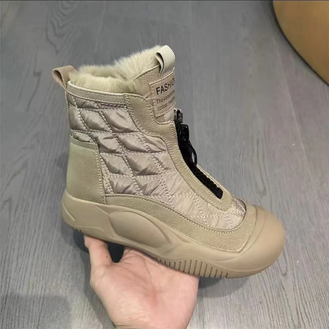 Padded boots made from thickened leather - Image 9