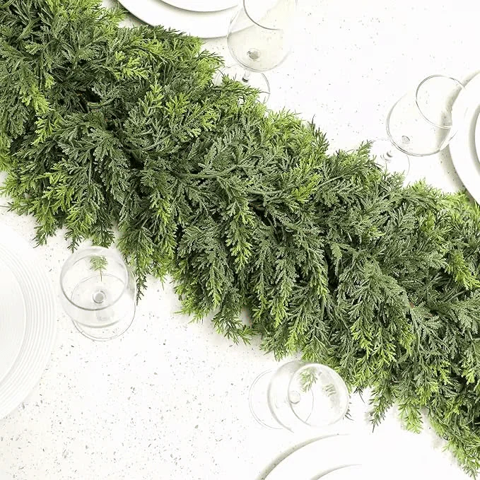 ✨ Christmas Artificial Cedar Garland - 72 In! - Image 4