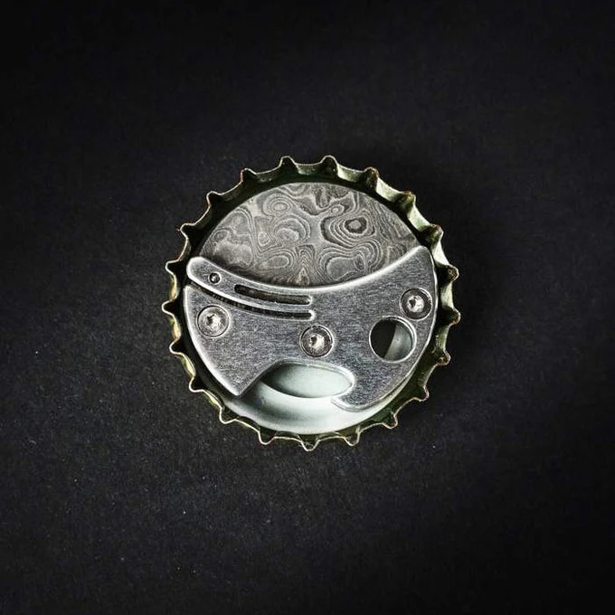 Mini Titanium Compact Bottle Opener & EDC Cutter - Image 3