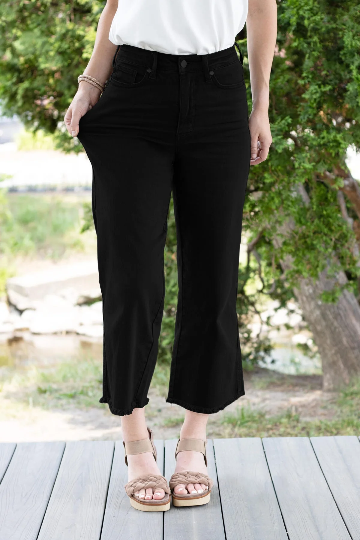 ✨THE BEST High-Rise Tummy Control  Wide Leg Denim - Image 11