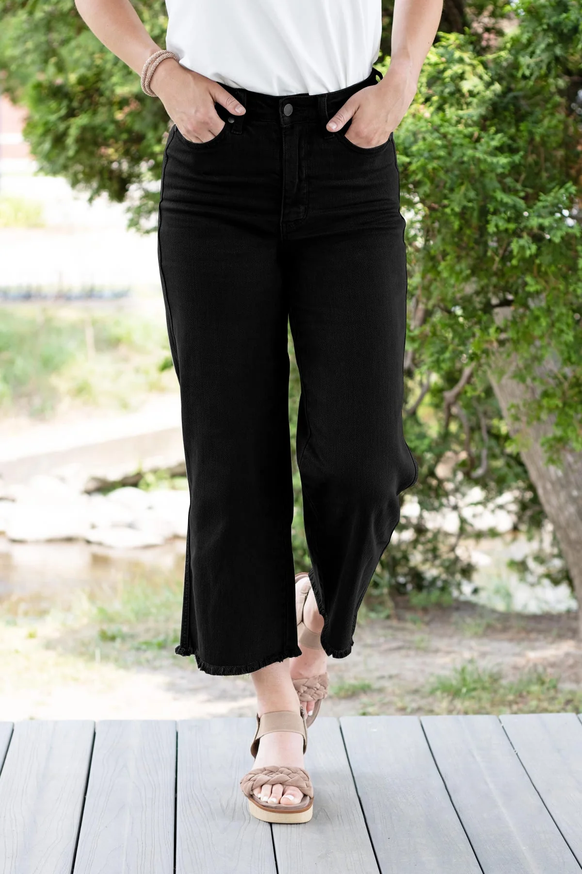 ✨THE BEST High-Rise Tummy Control  Wide Leg Denim - Image 12