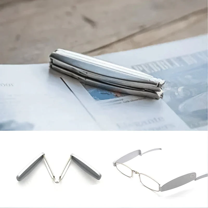 Ultra Light Titanium Material Screwless Foldable Reading Glasses - Image 5