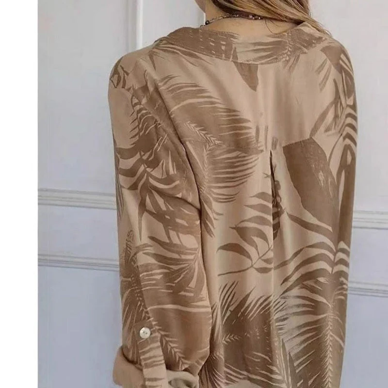 💕Women's Fashion V-Neck Printed Top - Buy two and get free shipping! - Image 5
