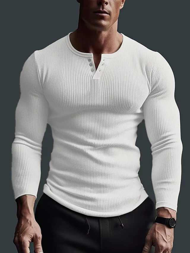V-NECK LONG-SLEEVED SPORTS T-SHIRT - Image 11