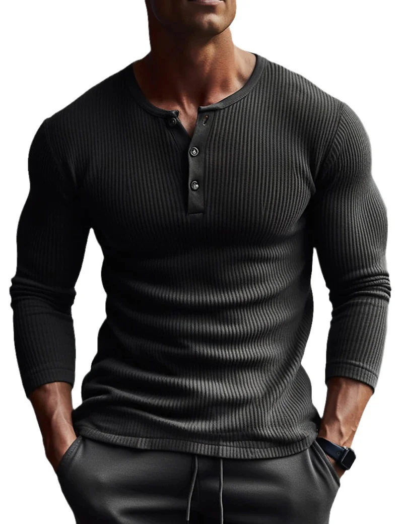 V-NECK LONG-SLEEVED SPORTS T-SHIRT - Image 13