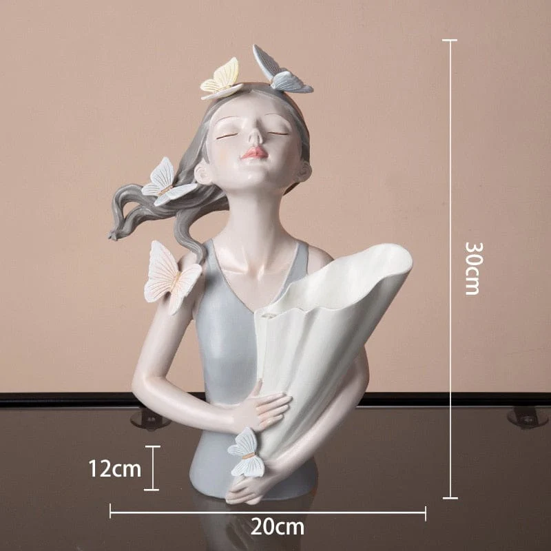 Ceramic Vase "Butterfly Girl" - Image 11