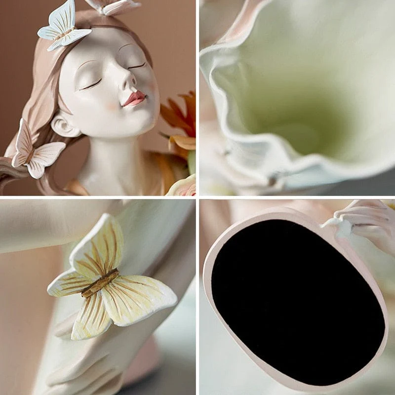 Ceramic Vase "Butterfly Girl" - Image 12