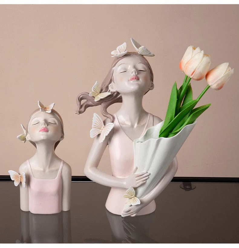 Ceramic Vase "Butterfly Girl" - Image 2