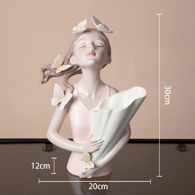 Ceramic Vase "Butterfly Girl" - Image 6