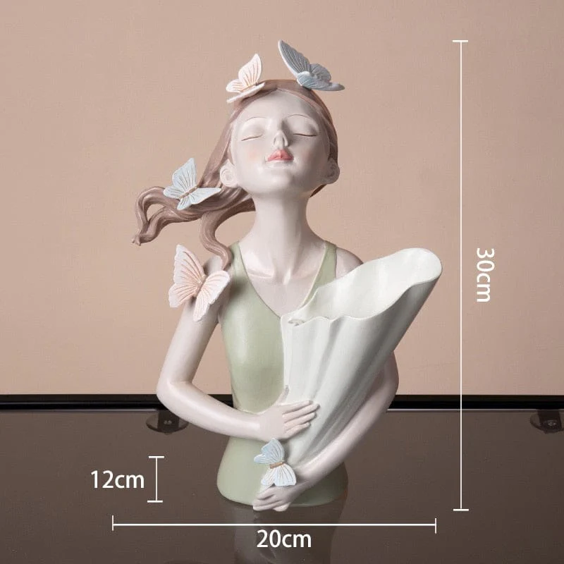 Ceramic Vase "Butterfly Girl" - Image 8