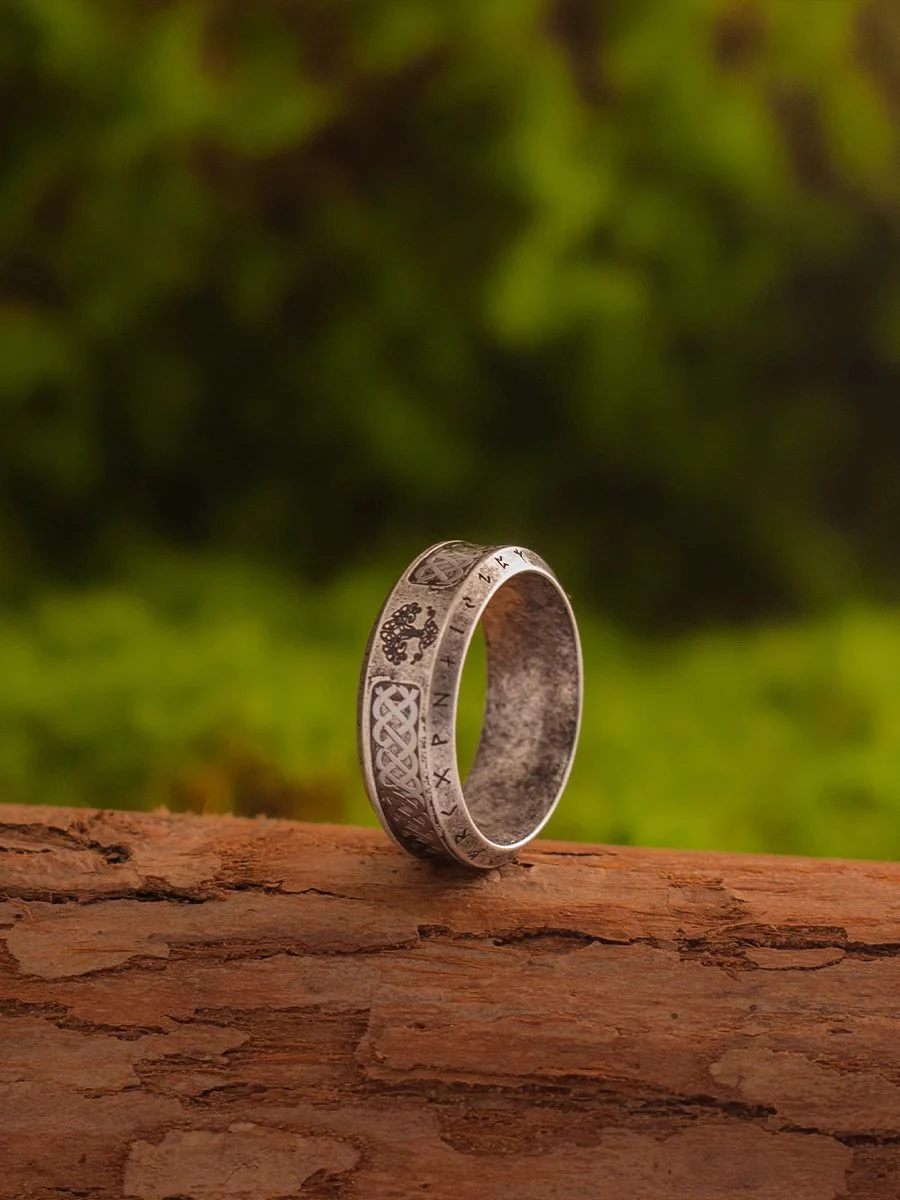 Viking Runes Tree Of life Ring(Buy 3 free shipping) - Image 2