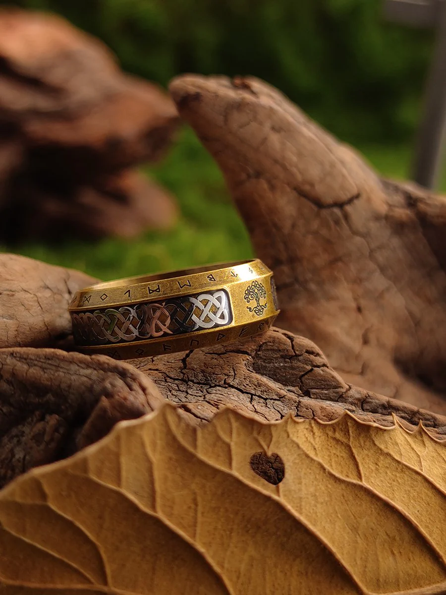 Viking Runes Tree Of life Ring(Buy 3 free shipping) - Image 5