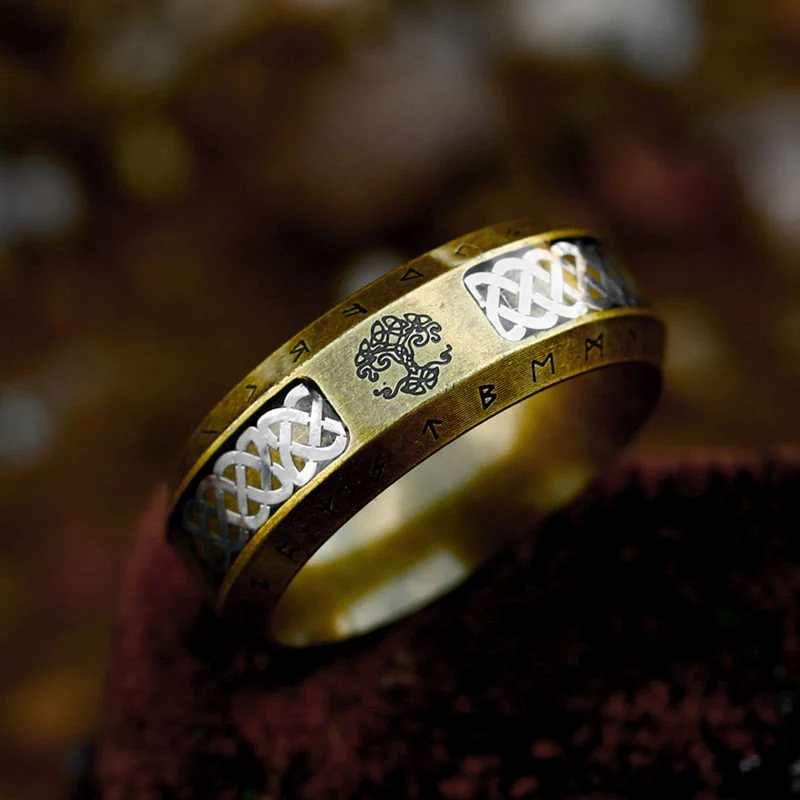 Viking Runes Tree Of life Ring(Buy 3 free shipping) - Image 6