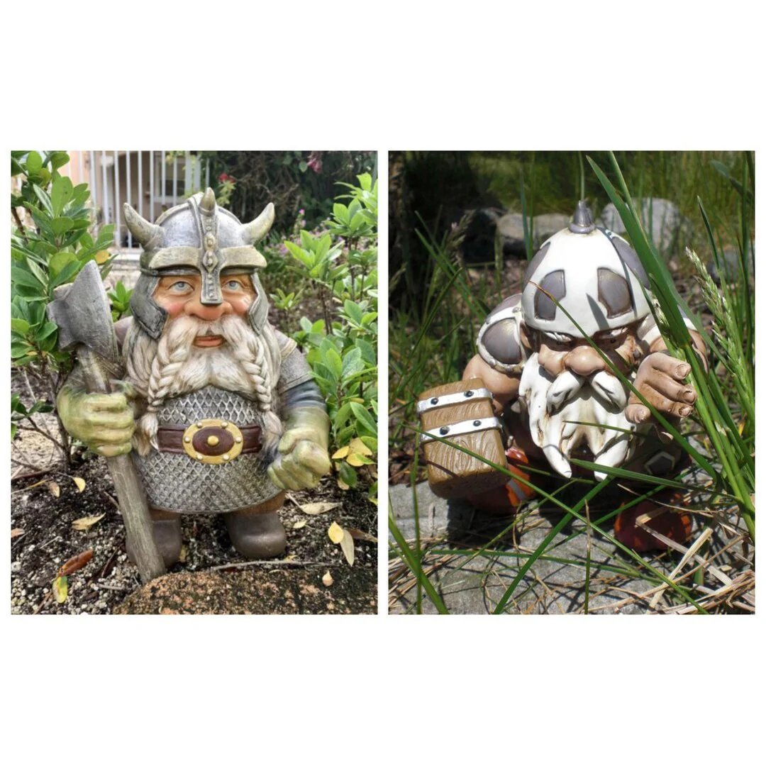 Viking Victor Norse Dwarf Gnome Statue - 2022 New Year Sale - Image 9