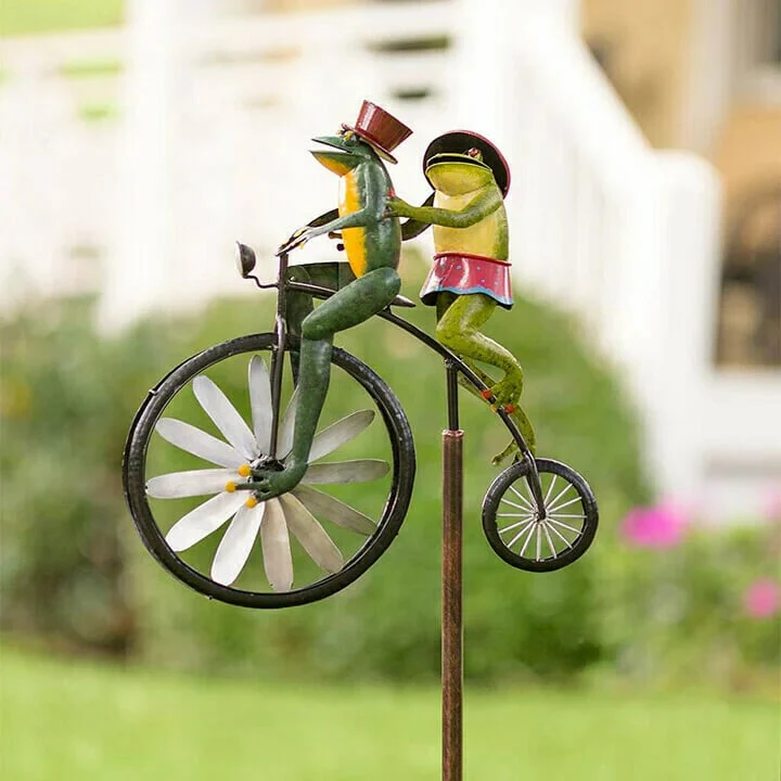 [49% OFF] Vintage Bicycle Metal Wind Spinner