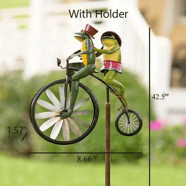 [49% OFF] Vintage Bicycle Metal Wind Spinner - Image 2