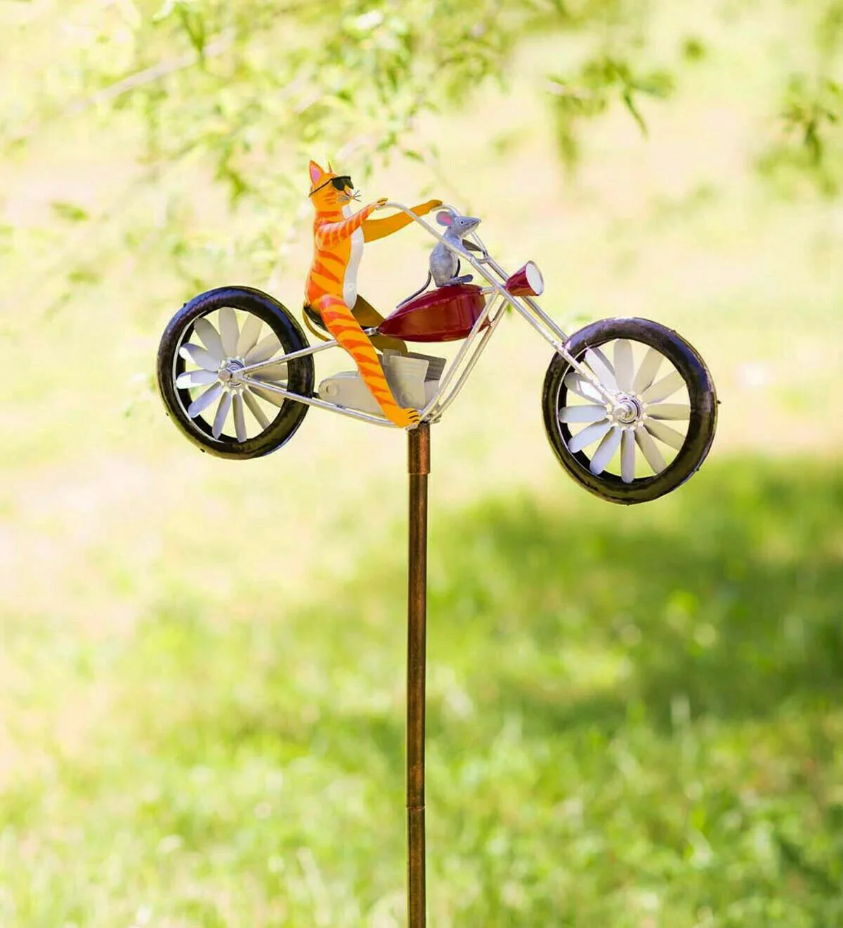 [49% OFF] Vintage Bicycle Metal Wind Spinner - Image 5