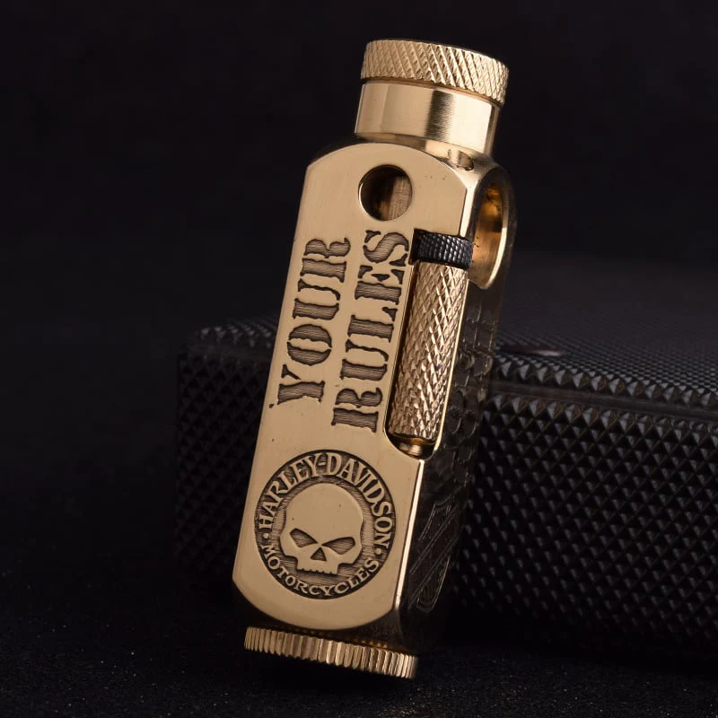 Vintage Brass Kerosene Lighter - Image 2