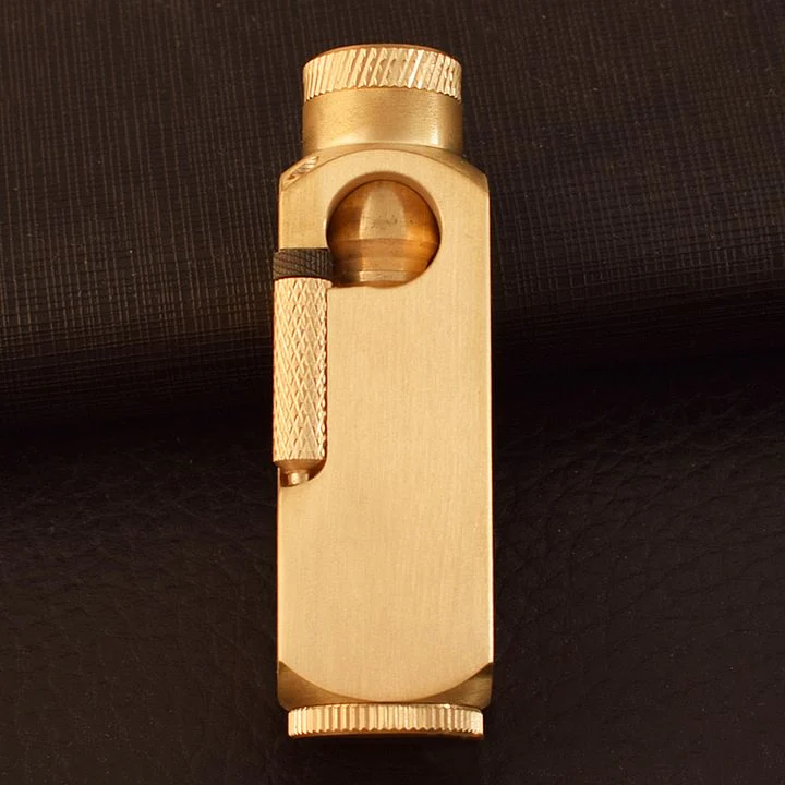 Vintage Brass Kerosene Lighter - Image 8
