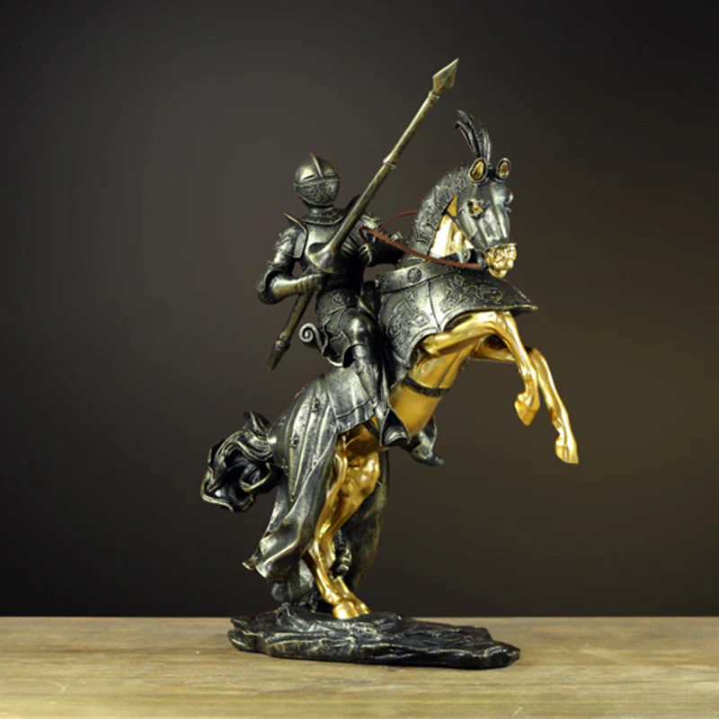Vintage Royal Knight Resin Ornament - Image 5