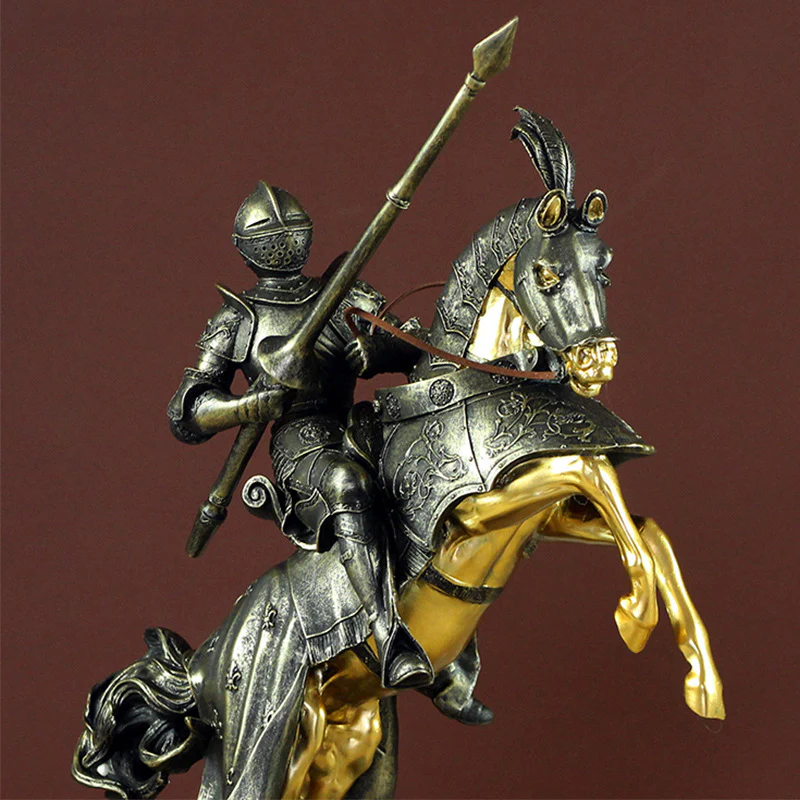 Vintage Royal Knight Resin Ornament - Image 6
