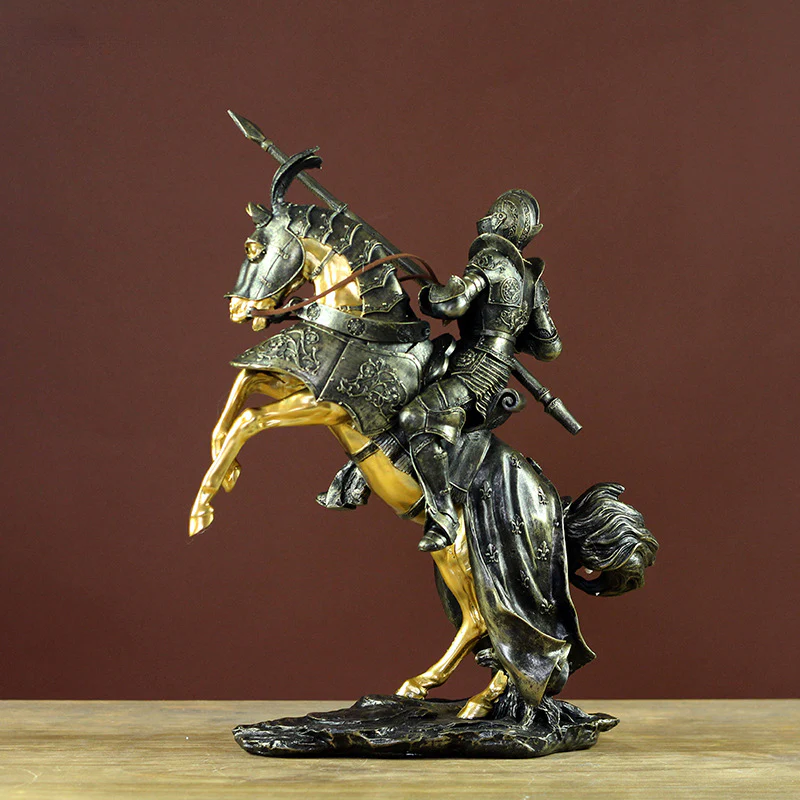 Vintage Royal Knight Resin Ornament - Image 7