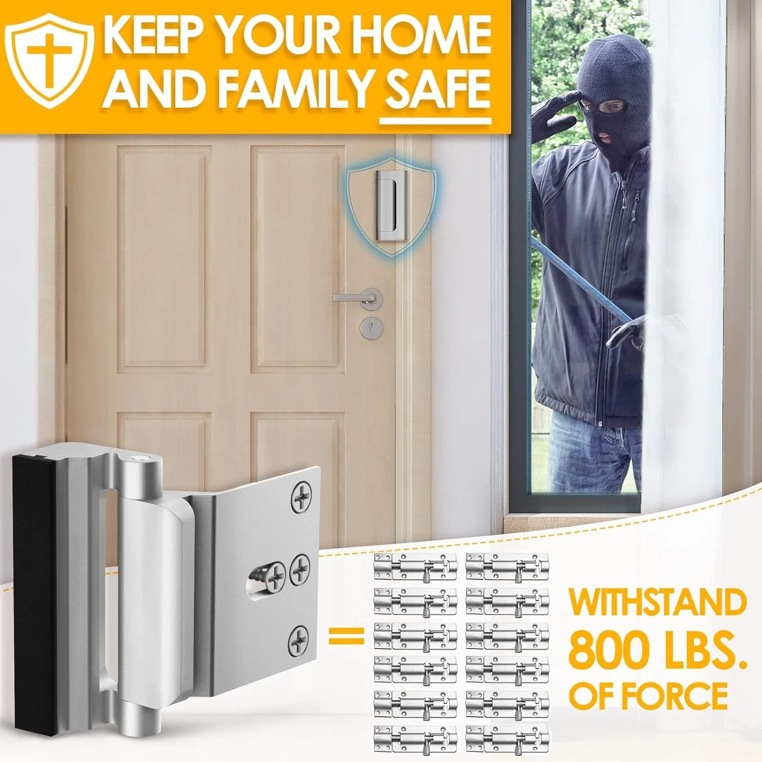 ð¥HOT SALE 49% OFFð¥2024 Updated Home Security Door Locks