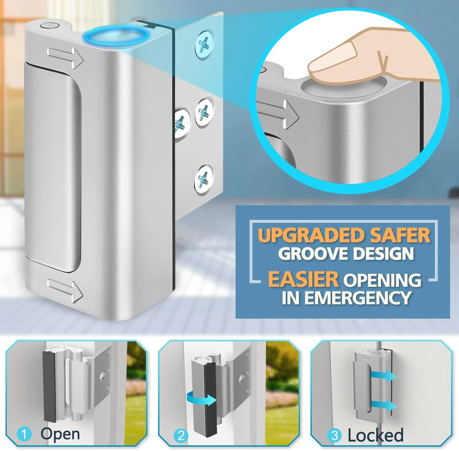 ð¥HOT SALE 49% OFFð¥2024 Updated Home Security Door Locks - Image 3