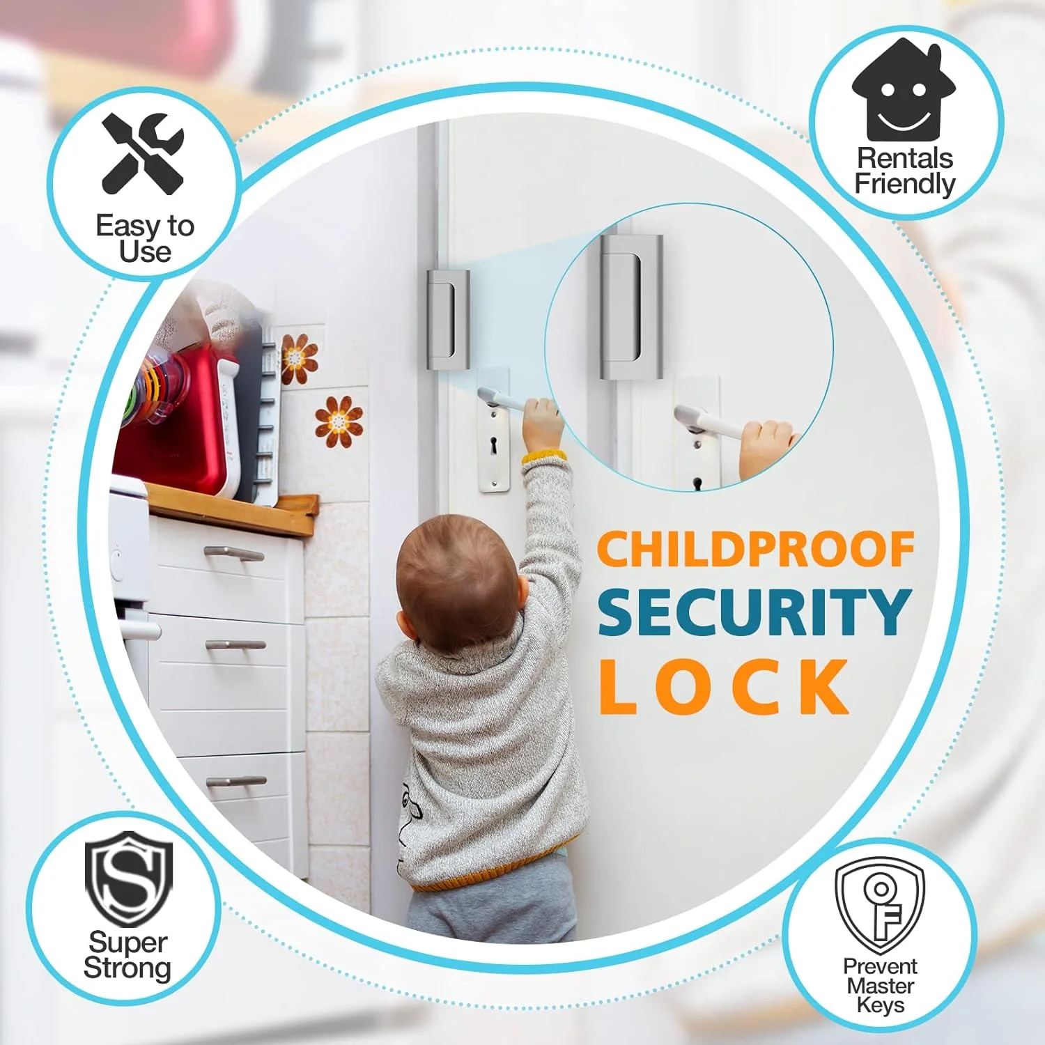 ð¥HOT SALE 49% OFFð¥2024 Updated Home Security Door Locks - Image 5