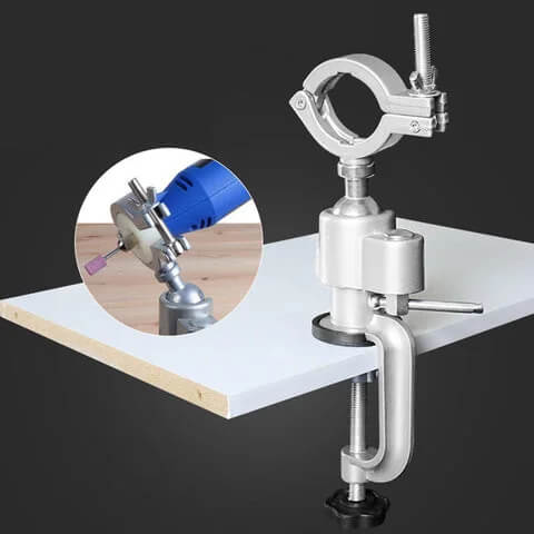 Electric Grinder Electric Drill Universal Rotating Fixed Bracket Vise Shelf - Image 3