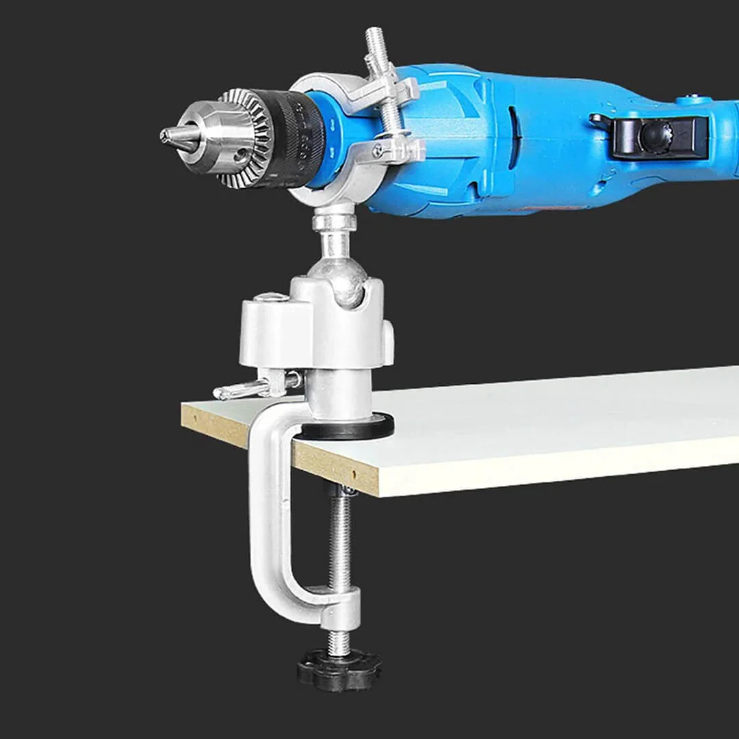 Electric Grinder Electric Drill Universal Rotating Fixed Bracket Vise Shelf - Image 4