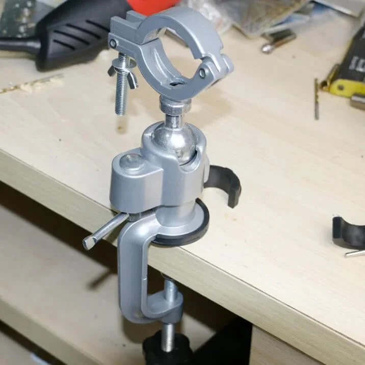 Electric Grinder Electric Drill Universal Rotating Fixed Bracket Vise Shelf - Image 5