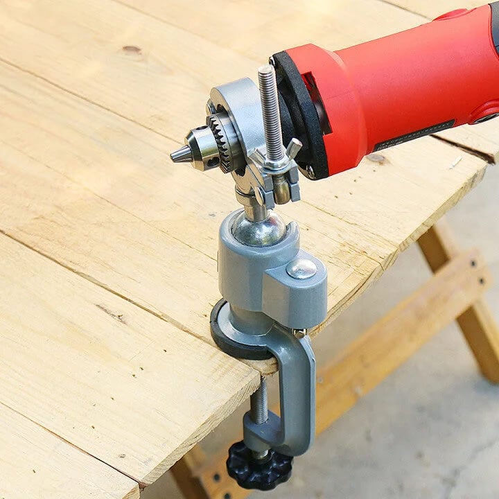 Electric Grinder Electric Drill Universal Rotating Fixed Bracket Vise Shelf - Image 6