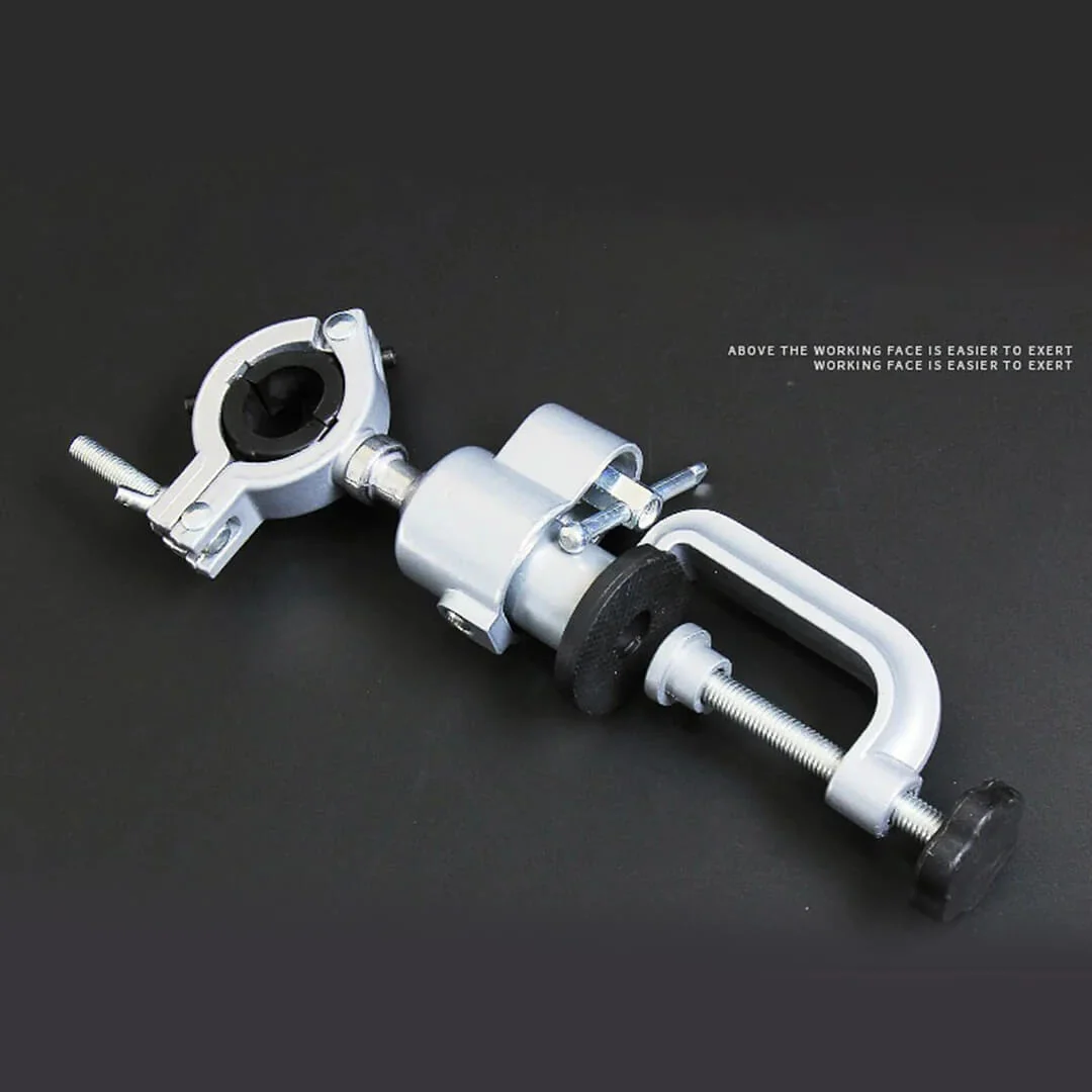 Electric Grinder Electric Drill Universal Rotating Fixed Bracket Vise Shelf - Image 9
