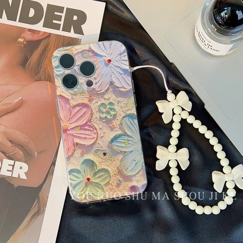 Hot selling vintage oil painting flowers for iPhone case - Image 9