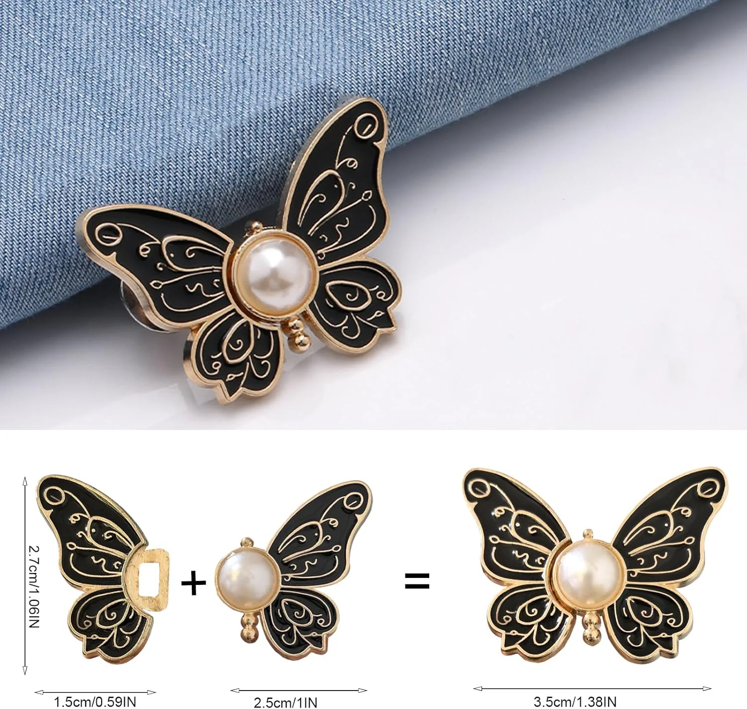 Multiple detachable butterfly clips🦋 - Image 13