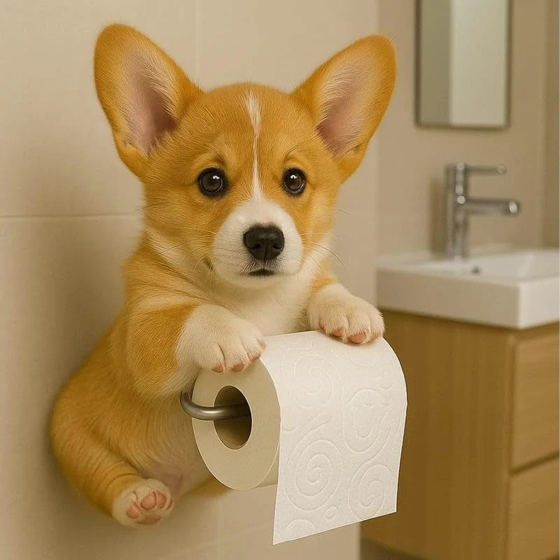 New Arrival 🧻 Wall-Mounted Pet Toilet Paper Holder 🐾 - Image 13
