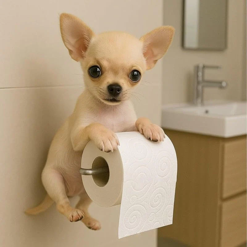 New Arrival 🧻 Wall-Mounted Pet Toilet Paper Holder 🐾 - Image 14