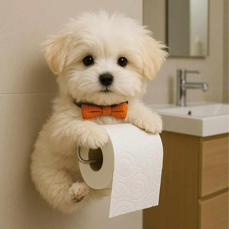 New Arrival 🧻 Wall-Mounted Pet Toilet Paper Holder 🐾 - Image 19